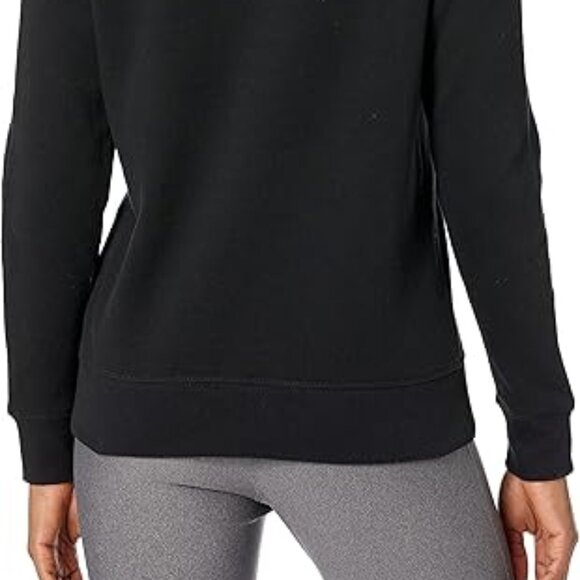 Amazon Essentials Women's Black French Terry Fleece Crewneck Sweatshirt Medium - Picture 4 of 10